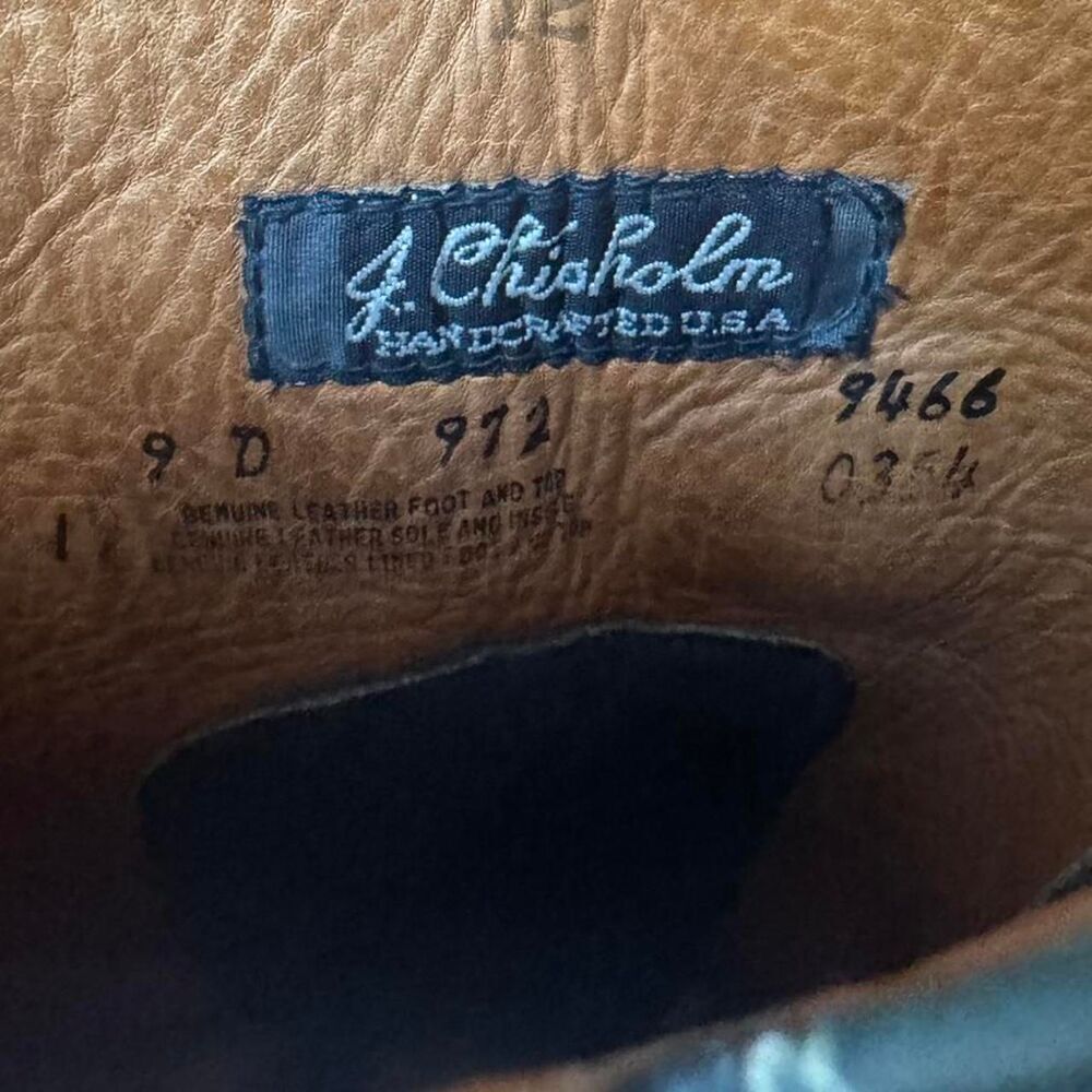 J. Chisholm Men’s Western Boots Size 9 D Gray Brown Lizard Cowboy Boots USA - Picture 3 of 7